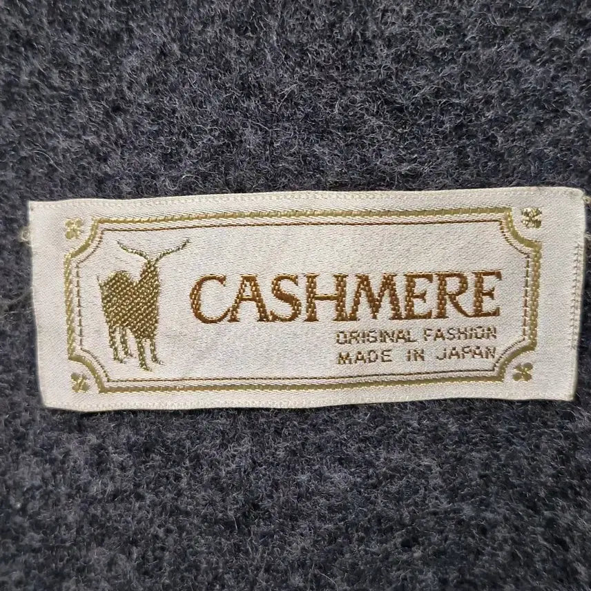 [BUNJANG] Cashmere Gray Scarf / 캐시미어 머플러 회색 31X140