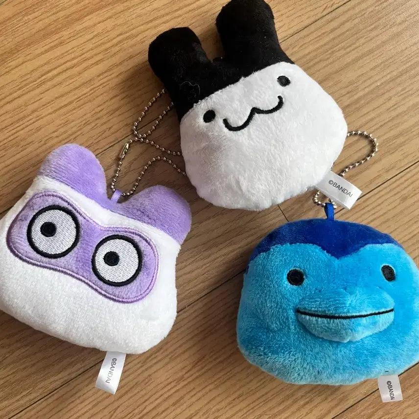 [BUNJANG] Tamagotchi Face Plush Doll Set / 다마고치 페이스 봉제인형 가챠 3개세트