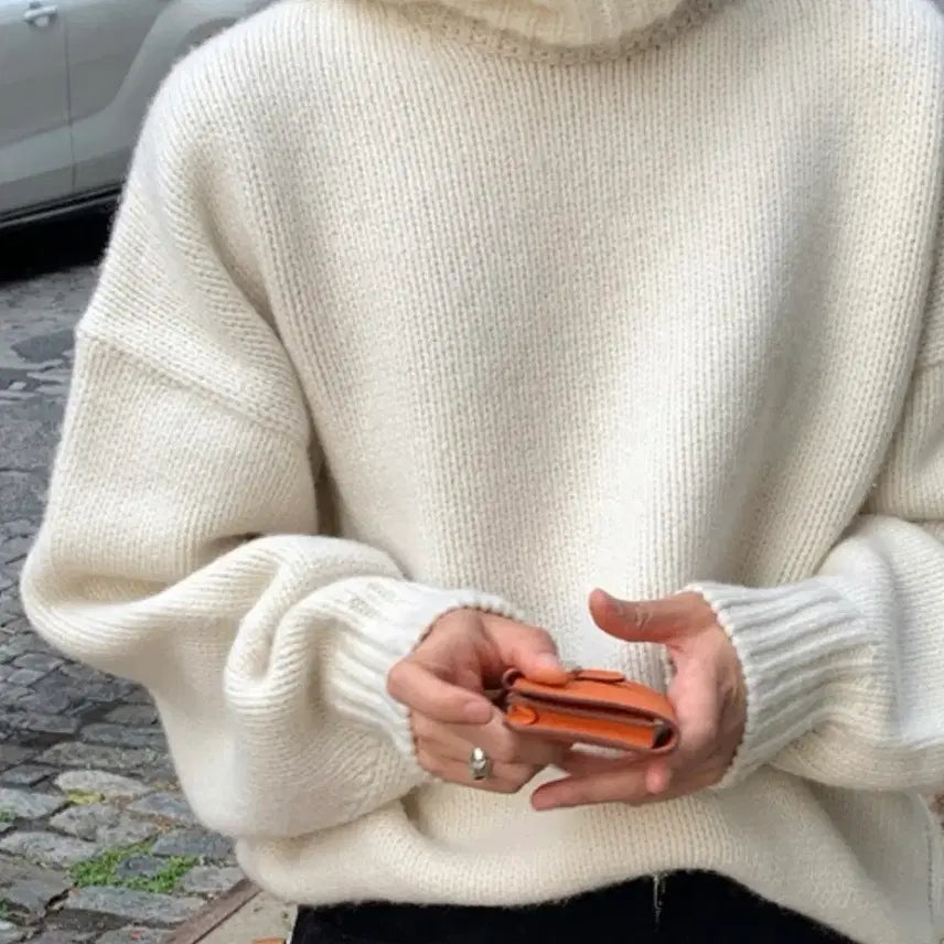 [BUNJANG] Hague Knit Ivory Sweater / haag 헤이그 니트 아이보리