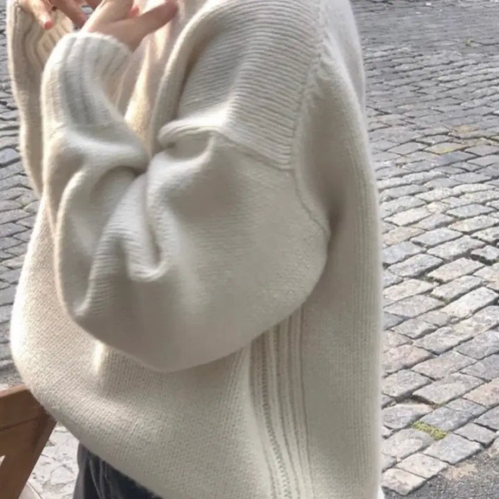 [BUNJANG] Hague Knit Ivory Sweater / haag 헤이그 니트 아이보리