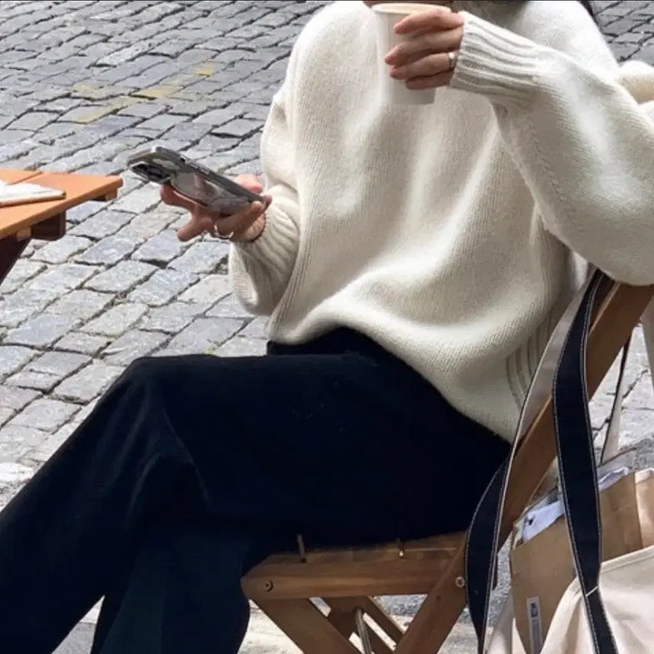 [BUNJANG] Hague Knit Ivory Sweater / haag 헤이그 니트 아이보리