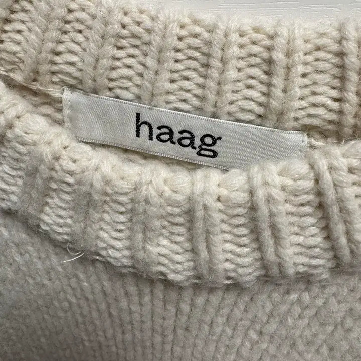 [BUNJANG] Hague Knit Ivory Sweater / haag 헤이그 니트 아이보리