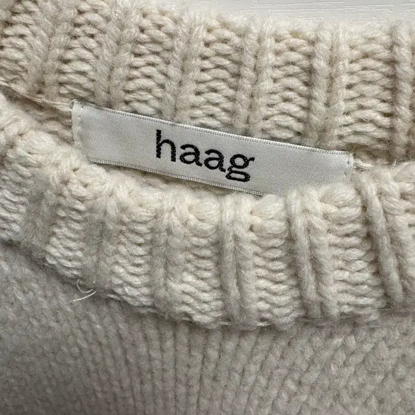 [BUNJANG] Hague Knit Ivory Sweater / haag 헤이그 니트 아이보리