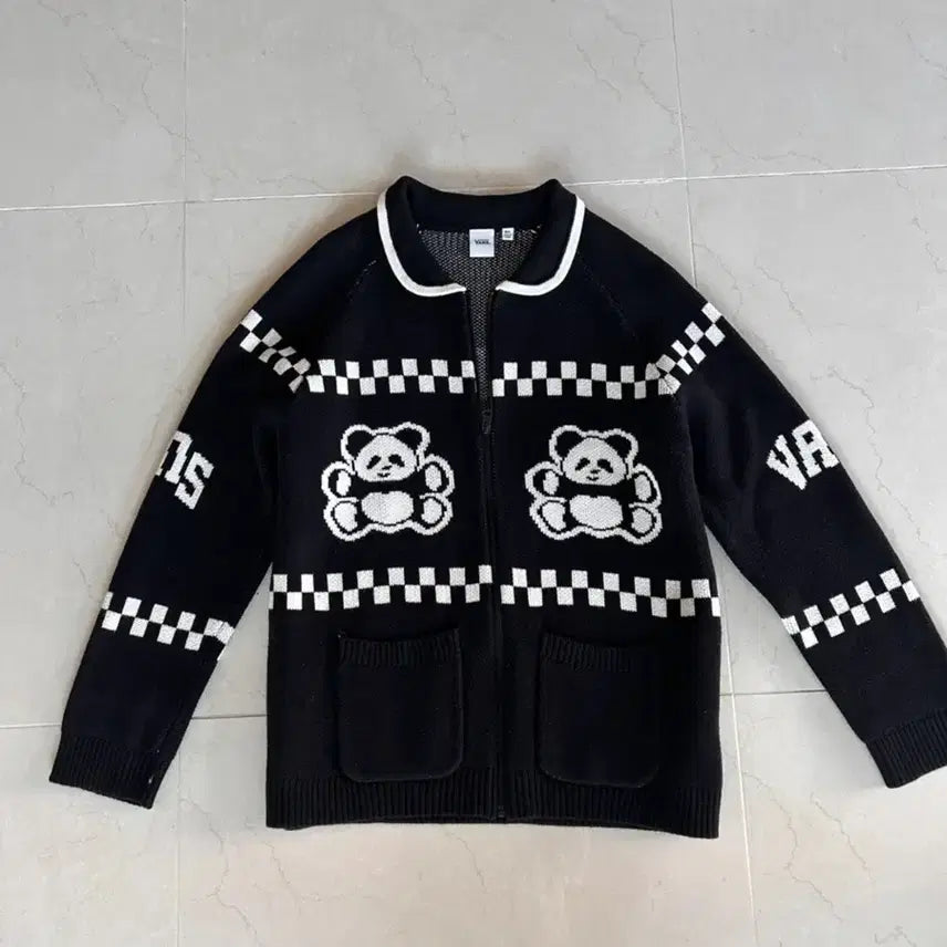 [SOLD OUT] VANS 반스 팬더 자켓 블랙 집업 가디건