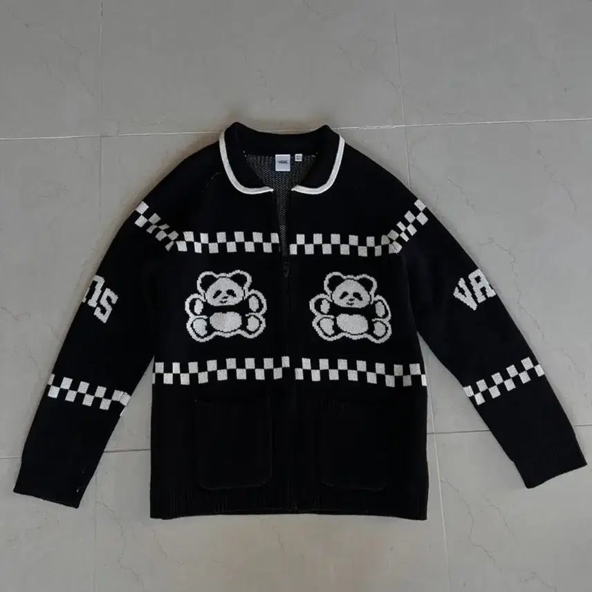 [SOLD OUT] VANS 반스 팬더 자켓 블랙 집업 가디건