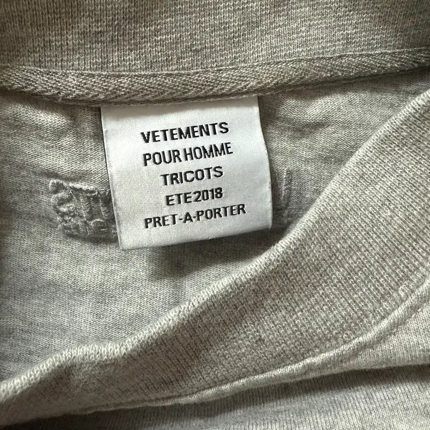 [BUNJANG] VETEMENTS Long Sleeve Shirt / 베트멍 롱슬리브