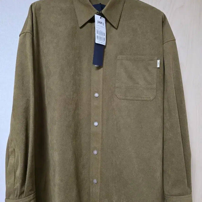 [BUNJANG] Juun.J Ultra Suede Max Fit Shirt / 준지 울트라 스웨이드 맥스핏 셔츠(44)