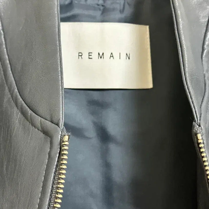 [BUNJANG] Vintage Blue Leather Jacket / (새상품)빈티지 블루 레더 컬러 자켓