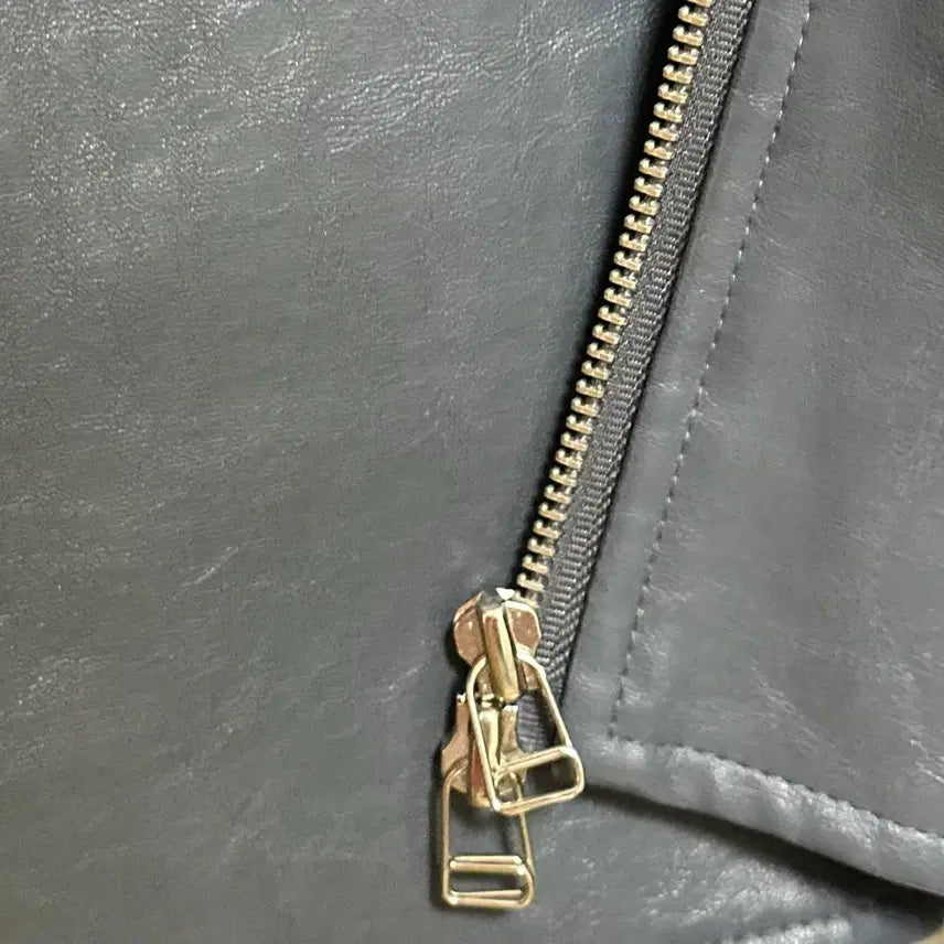 [BUNJANG] Vintage Blue Leather Jacket / (새상품)빈티지 블루 레더 컬러 자켓