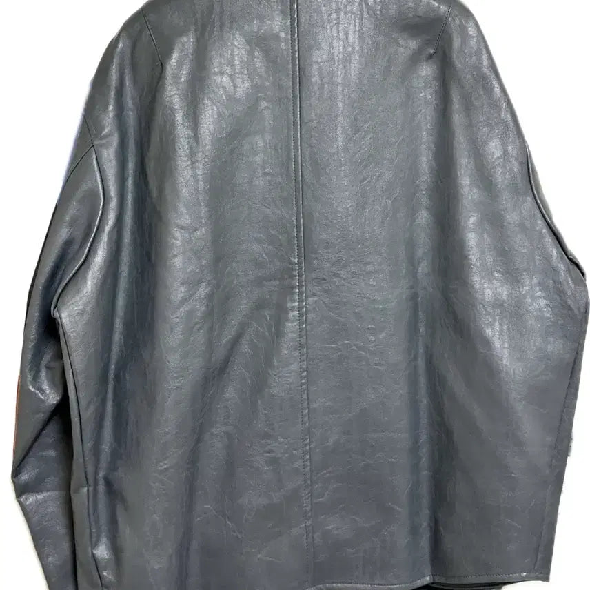 [BUNJANG] Vintage Blue Leather Jacket / (새상품)빈티지 블루 레더 컬러 자켓
