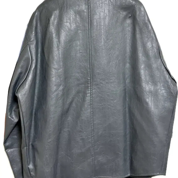 [BUNJANG] Vintage Blue Leather Jacket / (새상품)빈티지 블루 레더 컬러 자켓