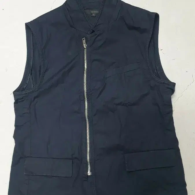[BUNJANG] Solid Homme Wooyoungmi Navy Vest 105 / 솔리드옴므  우영미 남성 네이비 조끼 105