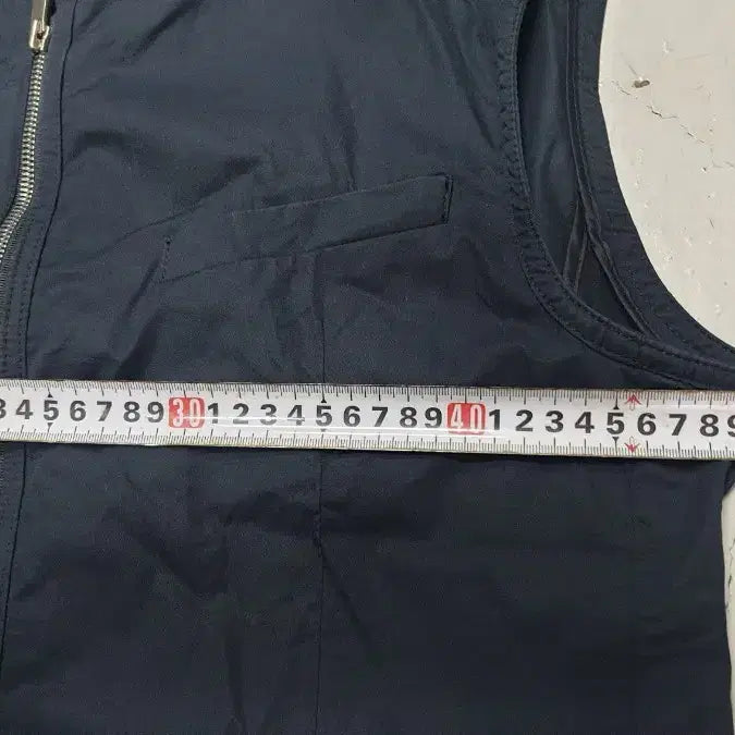 [BUNJANG] Solid Homme Wooyoungmi Navy Vest 105 / 솔리드옴므  우영미 남성 네이비 조끼 105