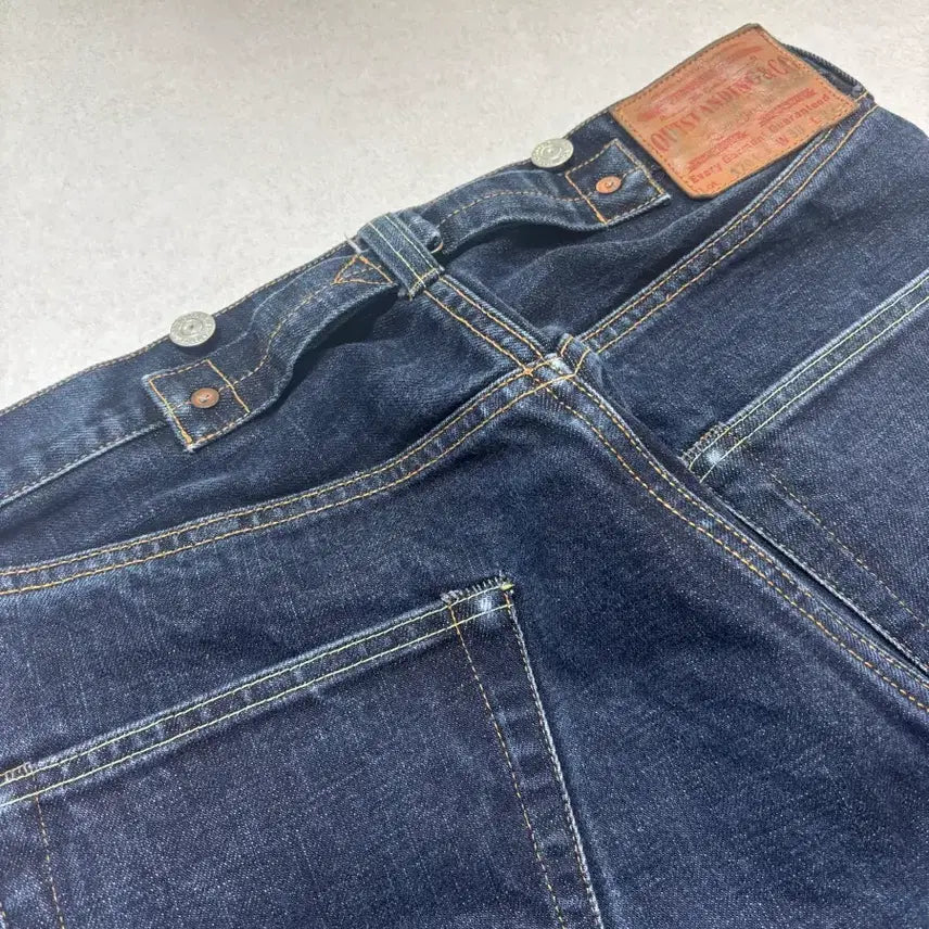 [BUNJANG] OutStanding ShinChBack Selvedge Denim Lot. 1201 / [아웃스탠딩] 신치백 셀비지 데님 Lot. 1201