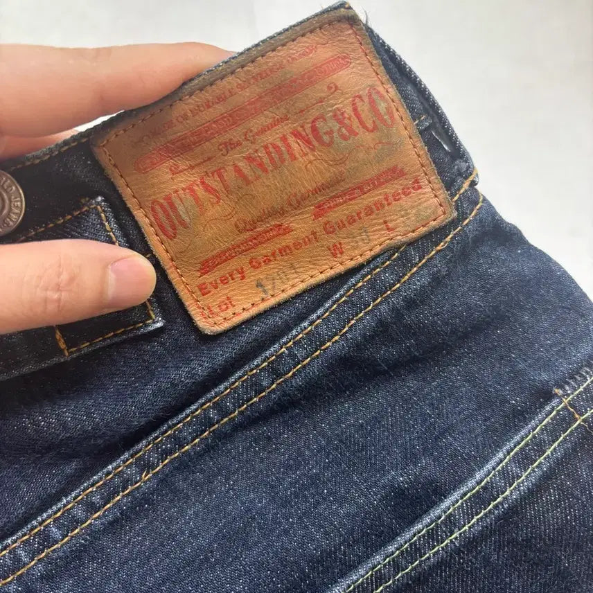[BUNJANG] OutStanding ShinChBack Selvedge Denim Lot. 1201 / [아웃스탠딩] 신치백 셀비지 데님 Lot. 1201