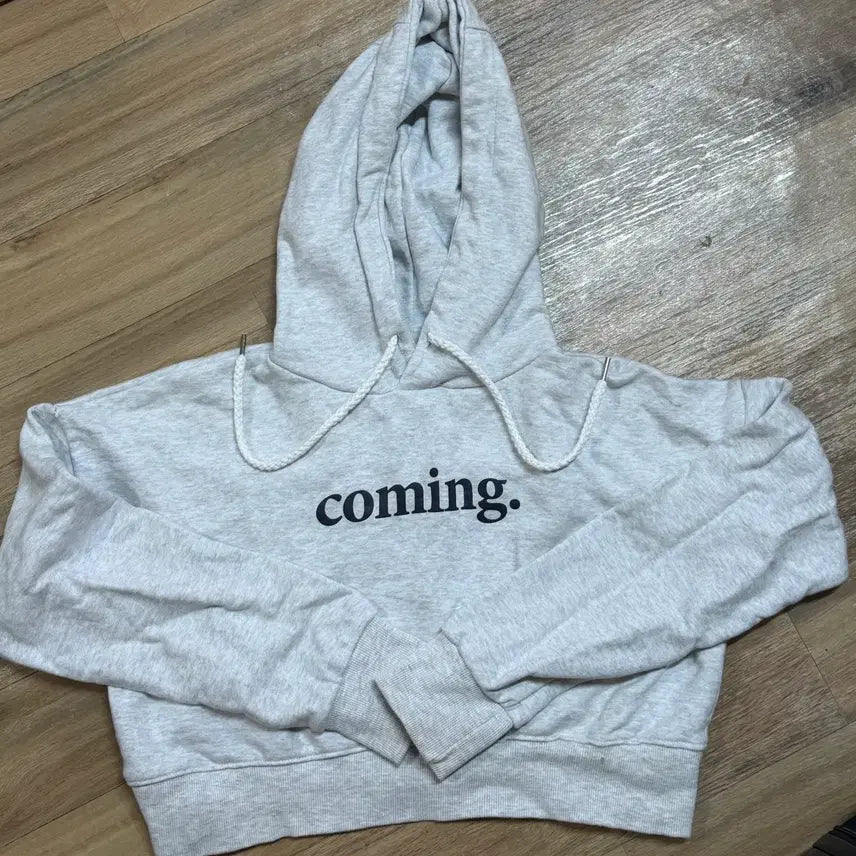 [BUNJANG] Cropped Hoodie / 크롭 후디티
