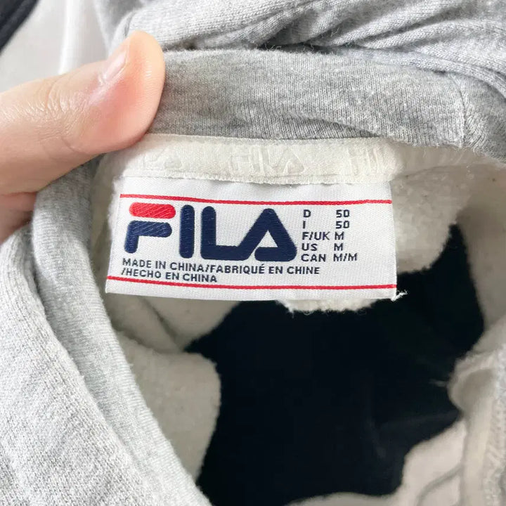 [BUNJANG] Fila Fleece Hoodie (Size 95) / F1 휠라 후드티셔츠 기모 95사이즈