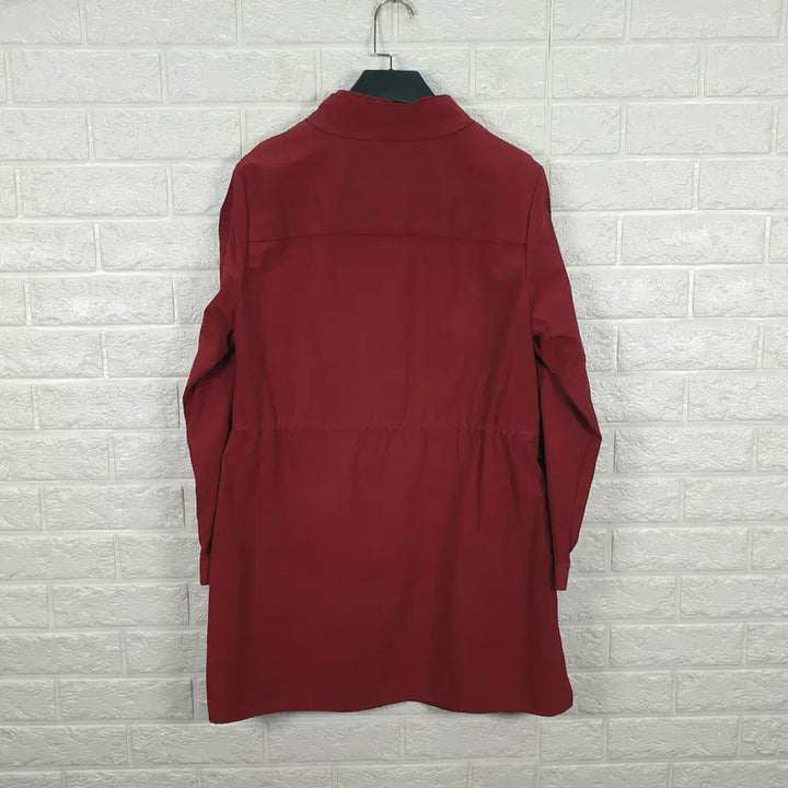 [BUNJANG] Sogo Deep Red Long Blouse / [55]SOGO소고 딥레드 롱 블라우스