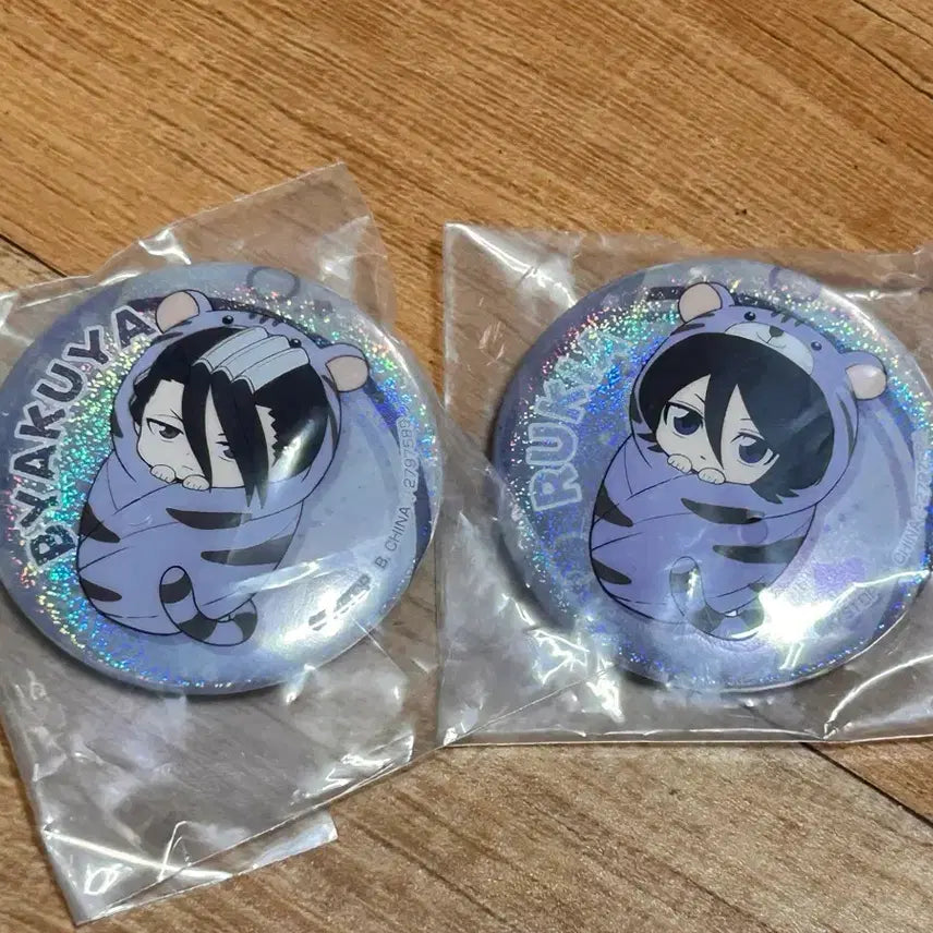 [BUNJANG] Bleach Byakuya &amp; Rukia Can Badge Set / 블리치 뱌쿠야(바쿠야), 루키아 캔뱃지 가챠