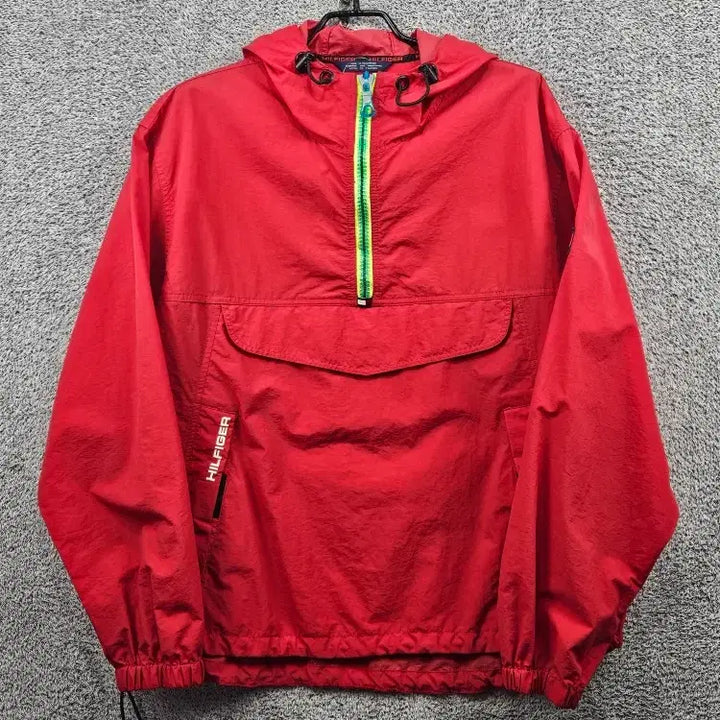 [BUNJANG] Tommy Hilfiger Old School Anorak Windbreaker Jacket (M) / 타미힐피거 올드스쿨 아노락 바람막이 웜업 자켓 ( M ) / 11471