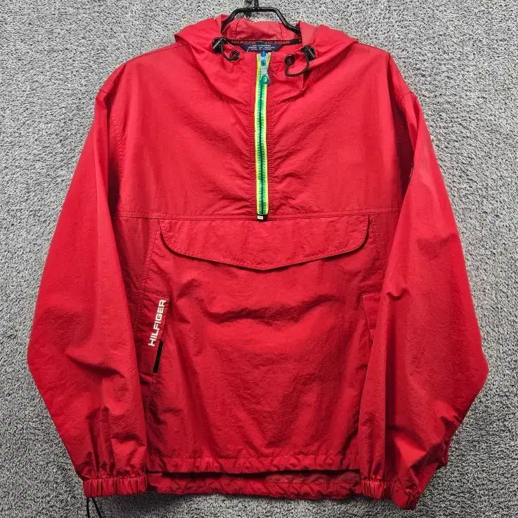 [BUNJANG] Tommy Hilfiger Old School Anorak Windbreaker Jacket (M) / 타미힐피거 올드스쿨 아노락 바람막이 웜업 자켓 ( M ) / 11471