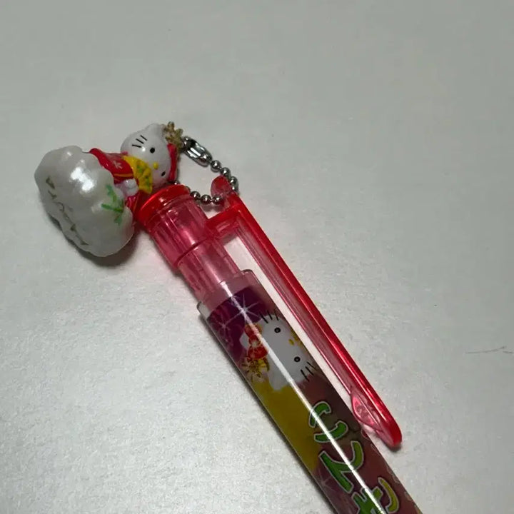 [BUNJANG] Hello Kitty Local Limited Cloud Fairy Strap Mechanical Pencil / 헬로 키티 지역 한정 스트랩 샤프 볼펜 구름 탄 선녀