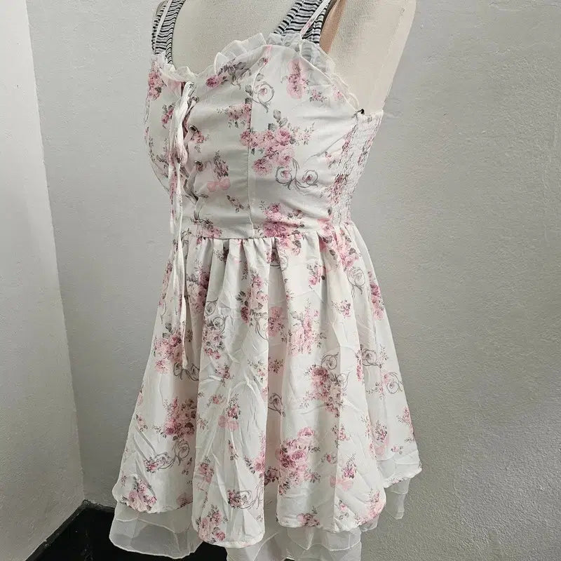 [BUNJANG] SHEIN Cream Mini Dress / SHEIN 원피스 여 55 J6003