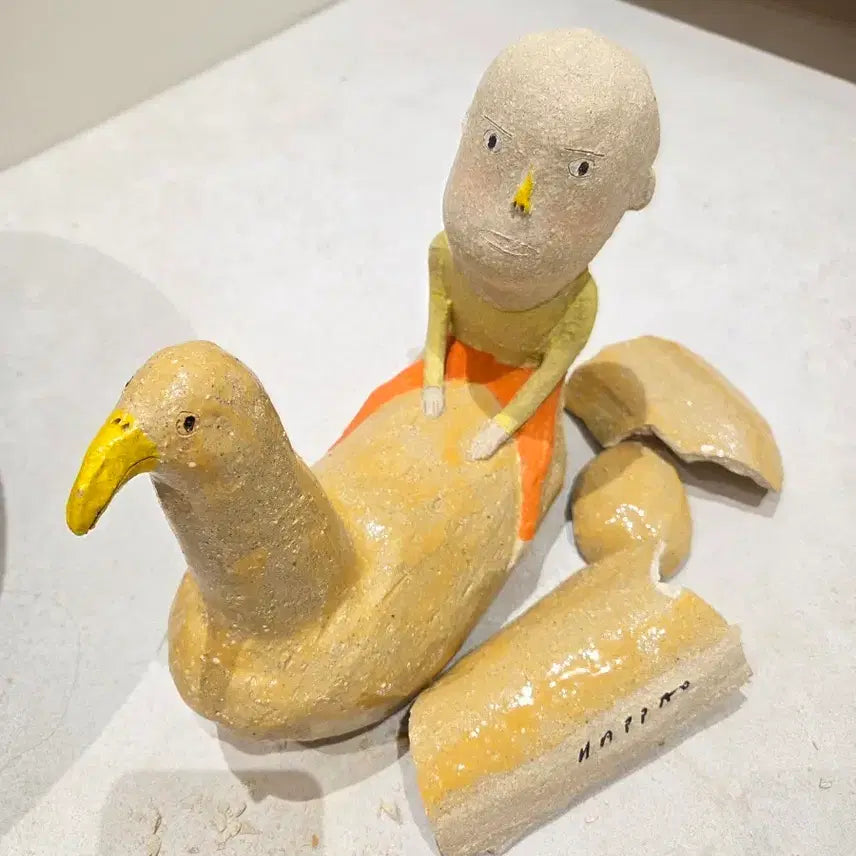 [BUNJANG] Gabpao The Burnt Boy Sculpture / 갑빠오 작가의 오리 탄 소년 작품