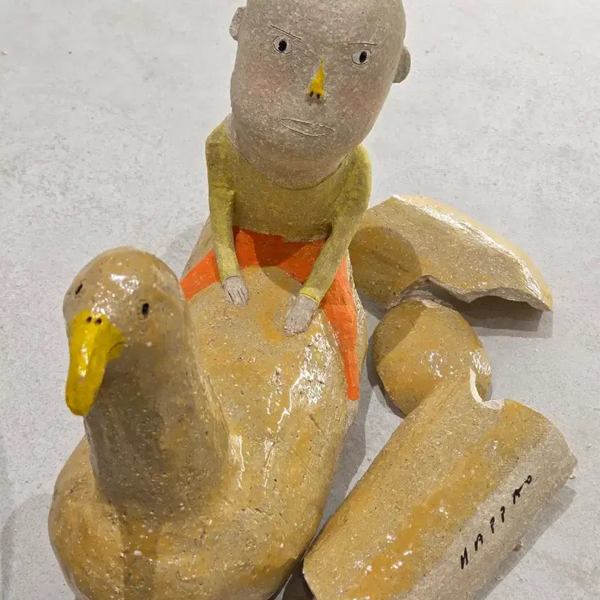 [BUNJANG] Gabpao The Burnt Boy Sculpture / 갑빠오 작가의 오리 탄 소년 작품