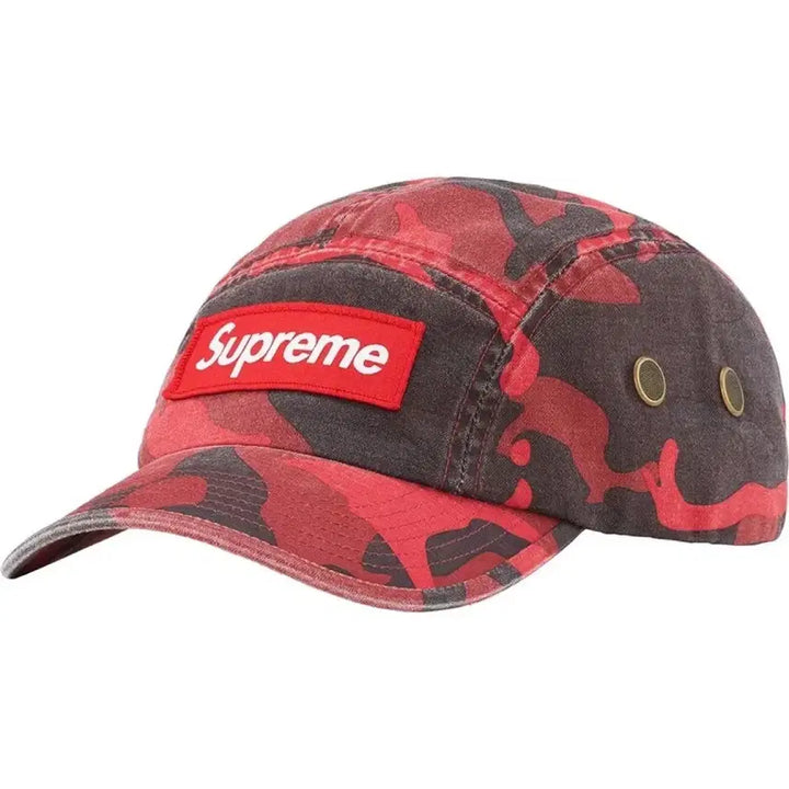 [SOLD OUT] 23SS 슈프리 밀리터리 캠프캡 레드 카모