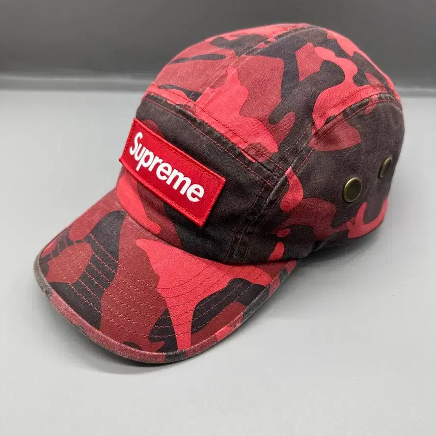 [SOLD OUT] 23SS 슈프리 밀리터리 캠프캡 레드 카모