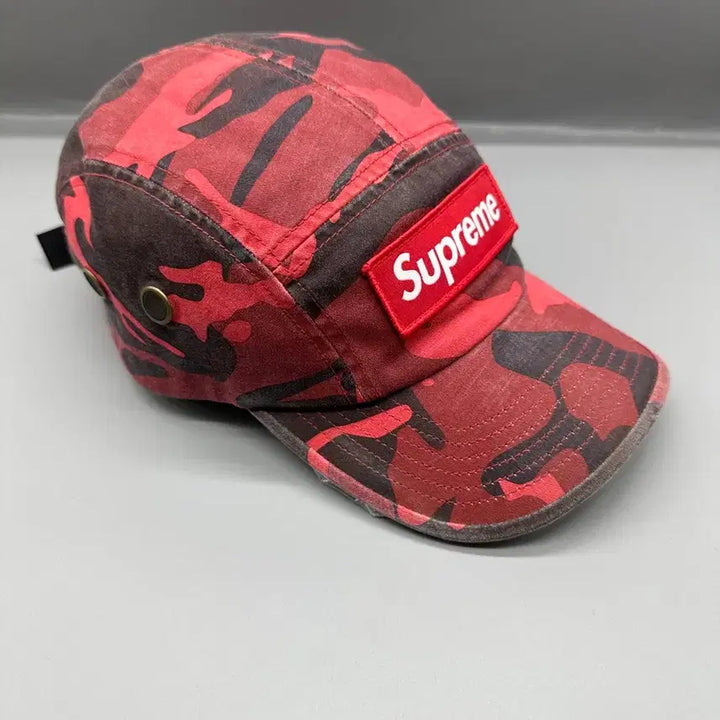 [SOLD OUT] 23SS 슈프리 밀리터리 캠프캡 레드 카모
