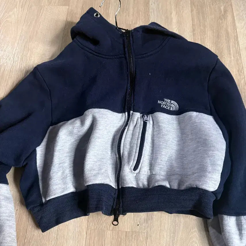 [BUNJANG] The North Face Cropped Fleece Hoodie / 노스페이스 크롭 기모후드집업