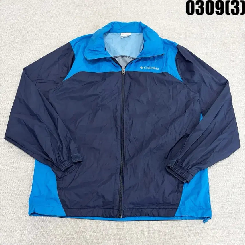 [BUNJANG] Columbia Outdoor Windbreaker Jacket Navy/Blue / M 컬럼비아 아웃도어 바람막이 자켓 네이비/블루 0309(3)