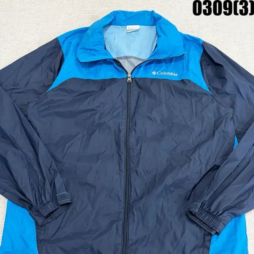 [BUNJANG] Columbia Outdoor Windbreaker Jacket Navy/Blue / M 컬럼비아 아웃도어 바람막이 자켓 네이비/블루 0309(3)