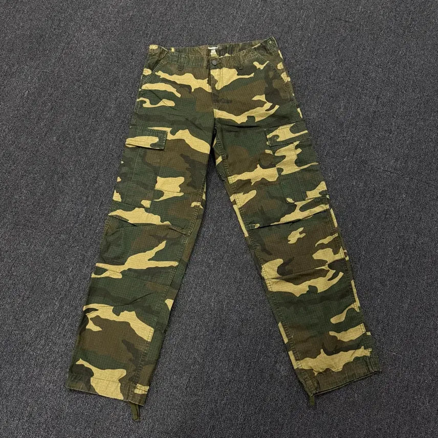 [BUNJANG] Carhartt WIP Camo Regular Cargo Pants / 칼하트wip 카모 레귤러 카고 팬츠