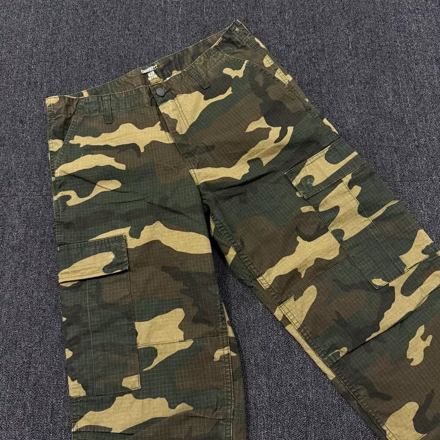 [BUNJANG] Carhartt WIP Camo Regular Cargo Pants / 칼하트wip 카모 레귤러 카고 팬츠