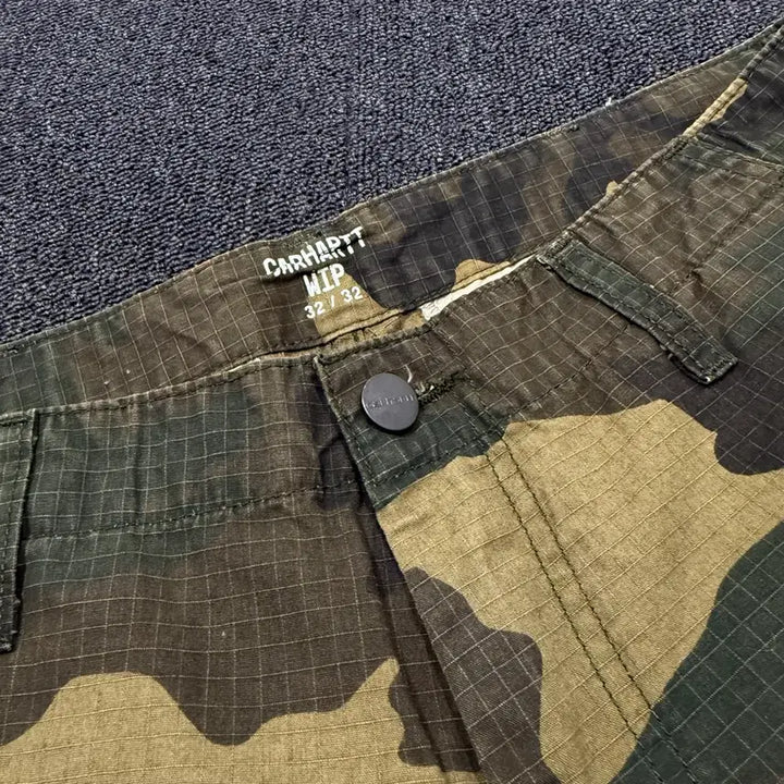 [BUNJANG] Carhartt WIP Camo Regular Cargo Pants / 칼하트wip 카모 레귤러 카고 팬츠