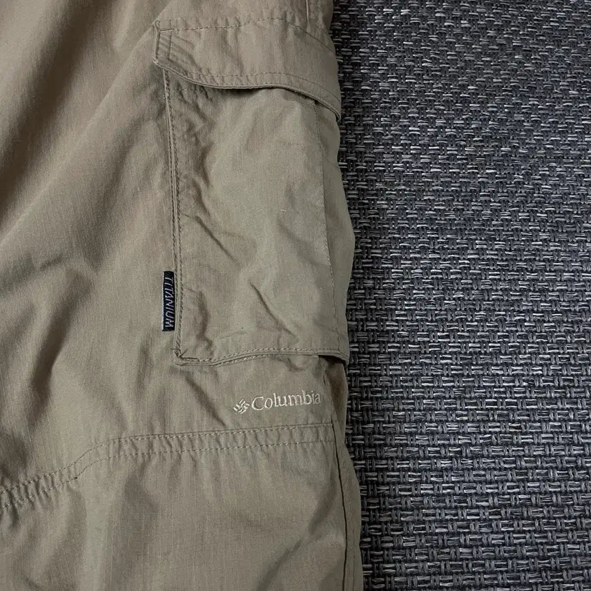 [BUNJANG] Columbia Beige Belted Cargo Cotton Pants XL / (35) 컬럼비아 베이지 벨트 카고 코튼 팬츠 XL