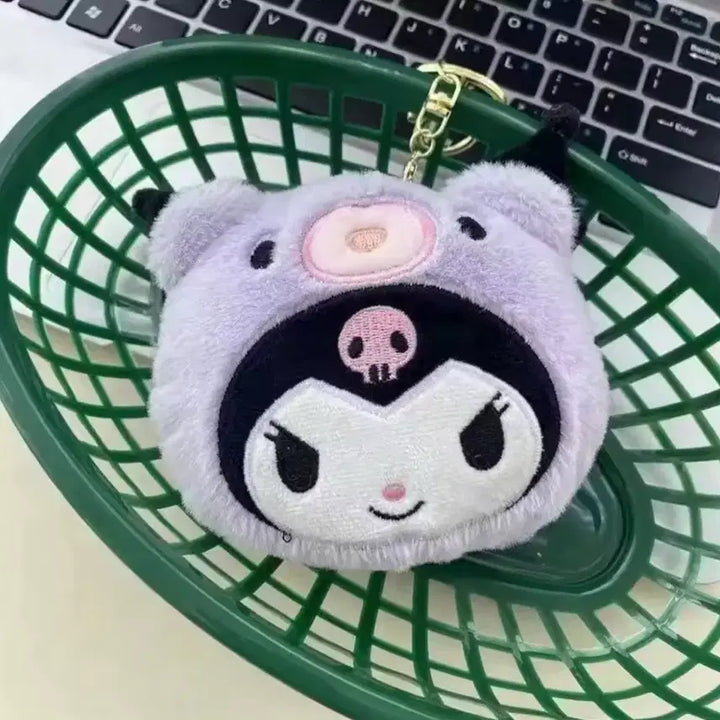 [BUNJANG] Kuromi Coin Purse Keychain Purple / 쿠로미 인형 동전지갑 키링 퍼플