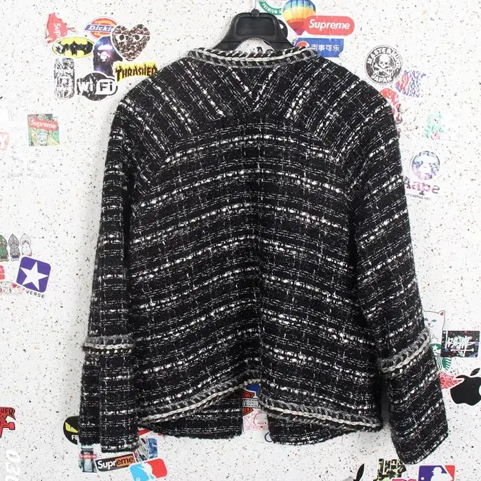 [BUNJANG] YIEETING Tweed Jacket (BK) - Women&