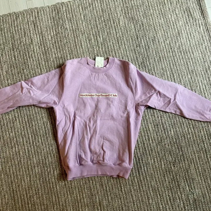 [BUNJANG] Stockholm Surfboard Club Sweatshirt S Light Purple / 스톡홀름 서프보드 클럽 맨투맨 S 연보라