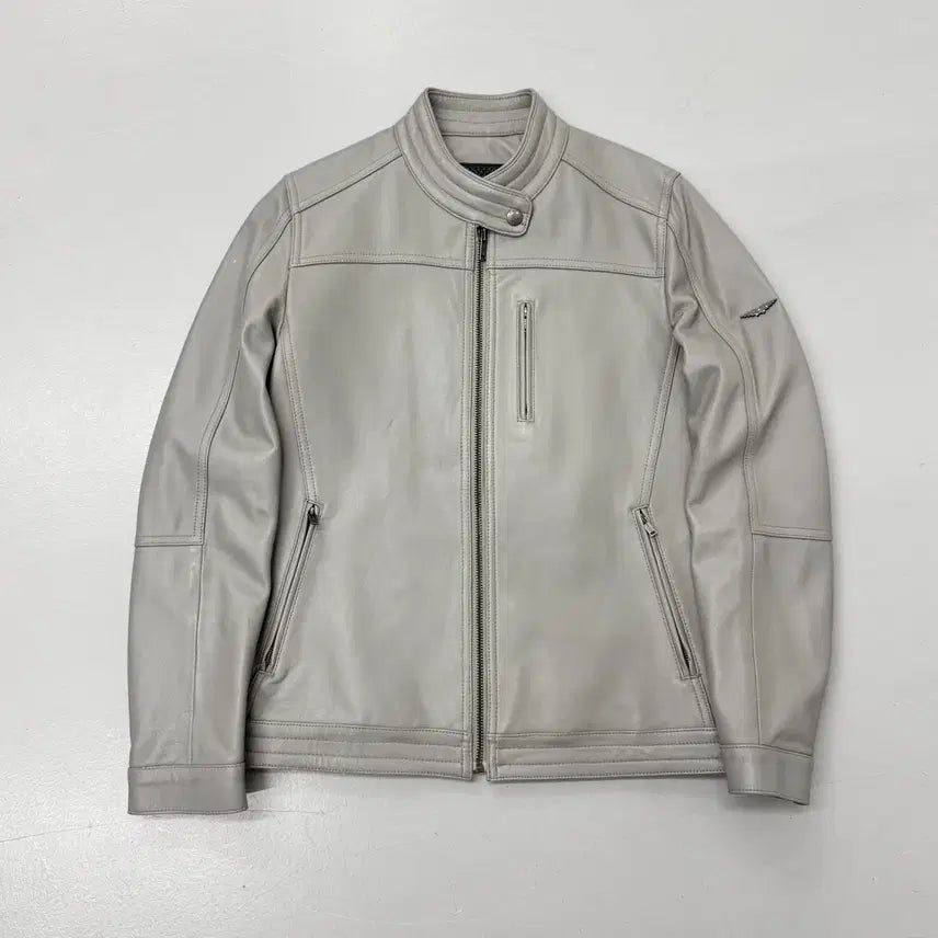 [BUNJANG] Biker Real Leather Lambskin Leather Jacket / 바이커 리얼레더 양가죽 라이더 램스킨 가죽자켓
