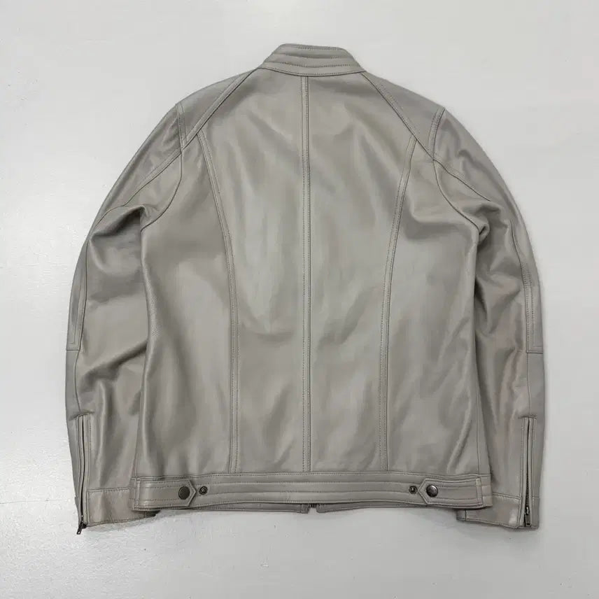 [BUNJANG] Biker Real Leather Lambskin Leather Jacket / 바이커 리얼레더 양가죽 라이더 램스킨 가죽자켓