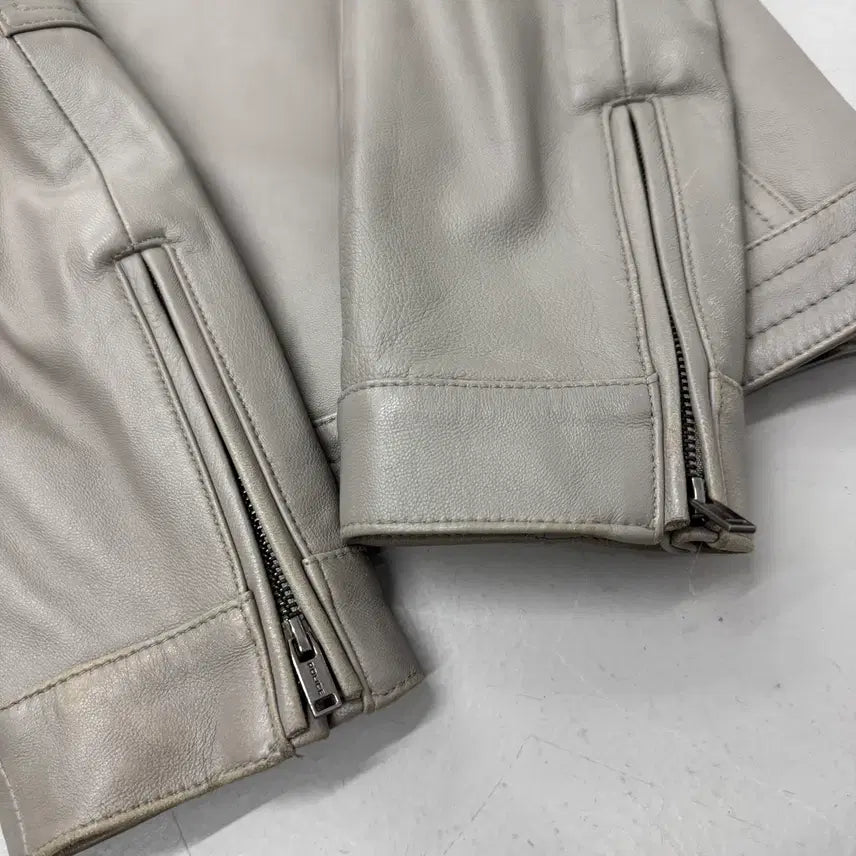 [BUNJANG] Biker Real Leather Lambskin Leather Jacket / 바이커 리얼레더 양가죽 라이더 램스킨 가죽자켓