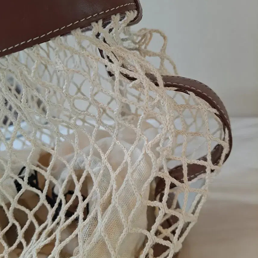 [BUNJANG] LE 17 SEPTEMBRE Ivory Net Bucket Bag / 르 17 세프템브르 (LE 17 SEPTEMBRE)
