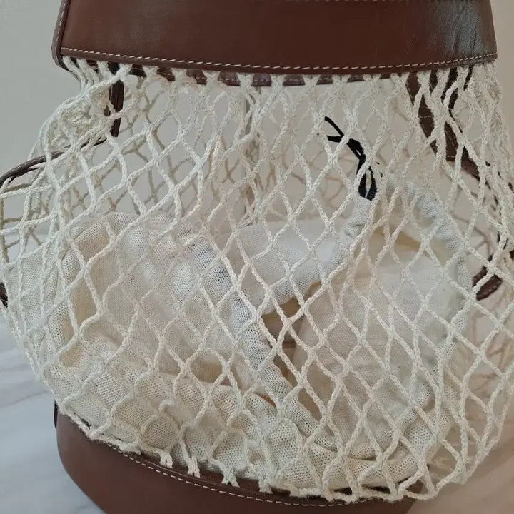 [BUNJANG] LE 17 SEPTEMBRE Ivory Net Bucket Bag / 르 17 세프템브르 (LE 17 SEPTEMBRE)
