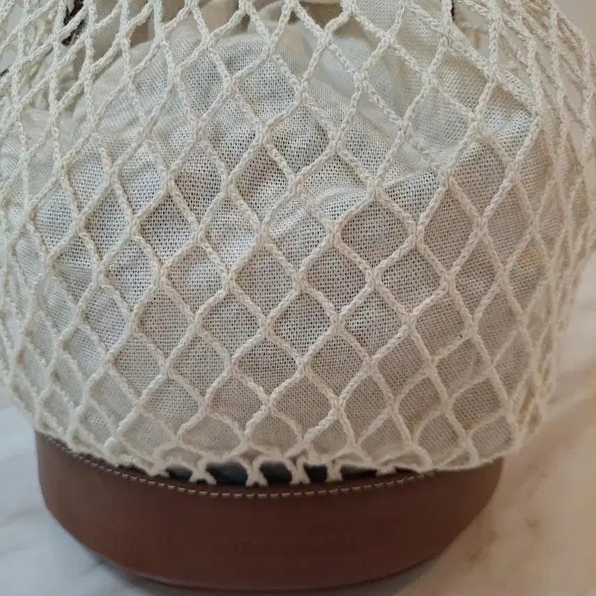 [BUNJANG] LE 17 SEPTEMBRE Ivory Net Bucket Bag / 르 17 세프템브르 (LE 17 SEPTEMBRE)