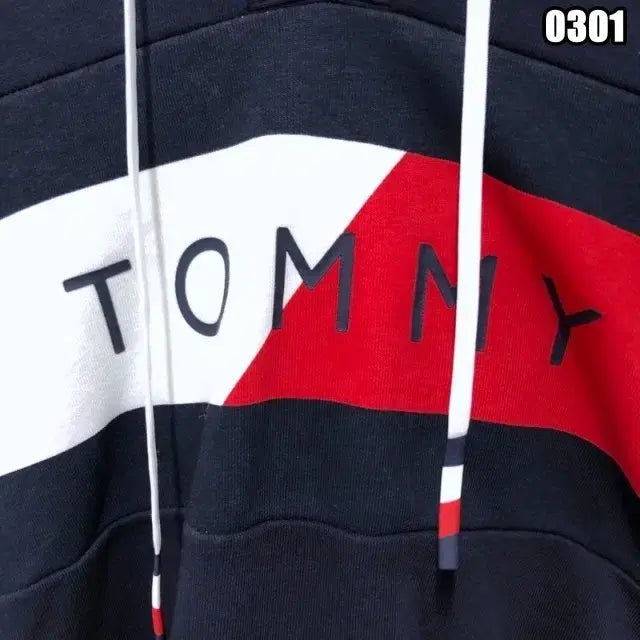 [BUNJANG] Tommy Hilfiger Navy Hoodie / M 타미힐피거 네이비 후드티