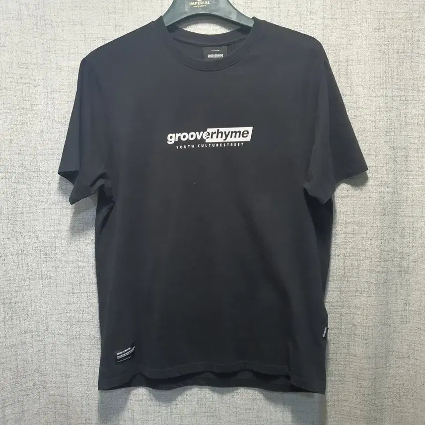 [BUNJANG] Groove Lime Logo Round Short Sleeve T-shirt L / 그루브라임 로고 라운드 반팔티 L